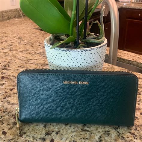 michael kors neon wallet|michael kors racing green wallet.